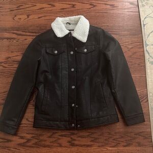 Levi’s faux leather coat
